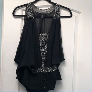 Black Sleeveless Mini Dress
